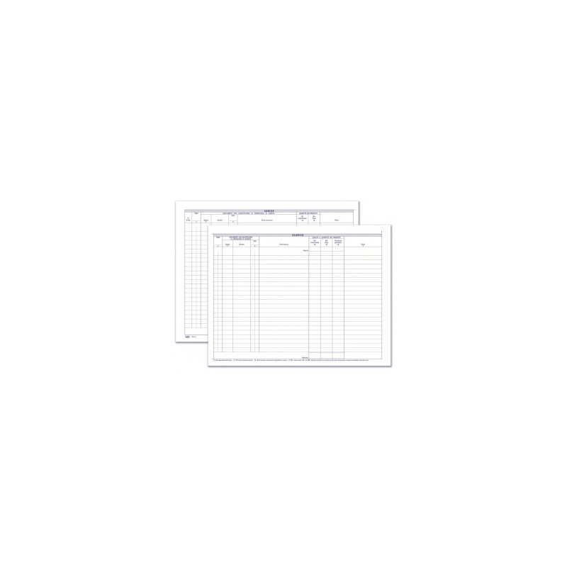 Registro Carico/Scarico GPL per deposito commerciale - 19 pagine prenumerate - 24,5x31 cm